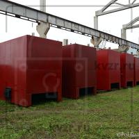 Котел водогрейный  на твердом топливе