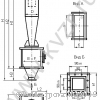 Циклон ЦН 15-600-1УП. Чертеж