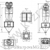 Циклон ЦН 15-600-2УП. Чертеж