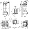 Циклон ЦН 15-600-4УП. Чертеж