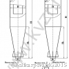 Циклон ЦН 15-600. Чертеж