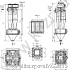 Циклон ЦН 15-700-4УП. Чертеж