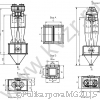Циклон ЦН 15-800-2СП. Чертеж