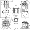 Циклон ЦН 15-800-6УП. Чертеж