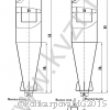 Циклон ЦН 15-800. Чертеж
