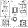 Циклон ЦН 15-900-6УП. Чертеж