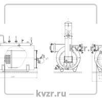 Чертеж парогенератора 300 кг жидкое топливо Чертеж парогенератора 300 кг жидкое топливо