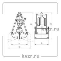 Грейфер моторный. Чертеж