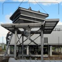 Монтаж бункера золоудаления