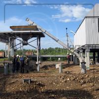 Монтаж бункера