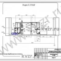 Реконструкция котельной. Разрез 3-3. Л 7