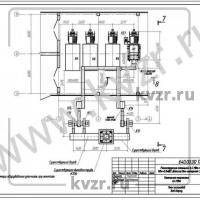 Реконструкция котельной. План газоходов. Л 10