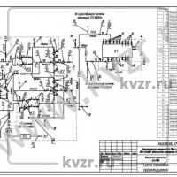 Реконструкция котельной. Схема тепловая проектируемая. Л 13